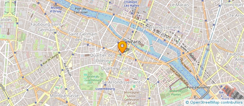 localisation de l'entreprise OSG  PARIS