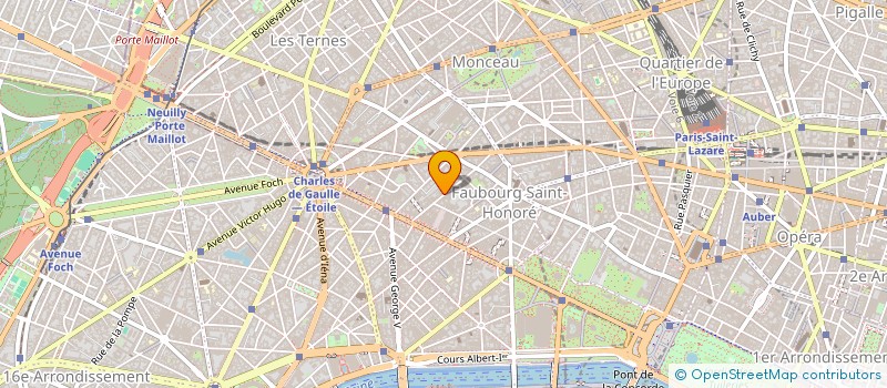 localisation de l'entreprise OSH - OLIVIER SAFAR HOLDING  PARIS