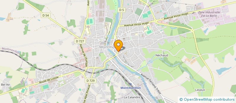 localisation de l'entreprise OSHEA SUPER FUND FRANCE  MONTMORILLON