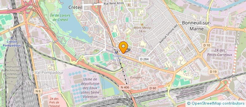 localisation de l'entreprise OSHER à CRETEIL