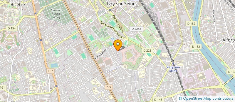 localisation de l'entreprise OSHINKAN-SHIBU-DOJO ILE DE FRANCE  IVRY-SUR-SEINE