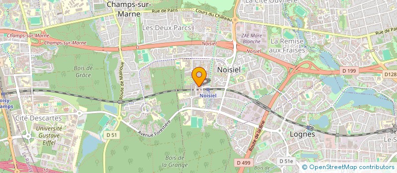 localisation de l'entreprise OSHINO à NOISIEL