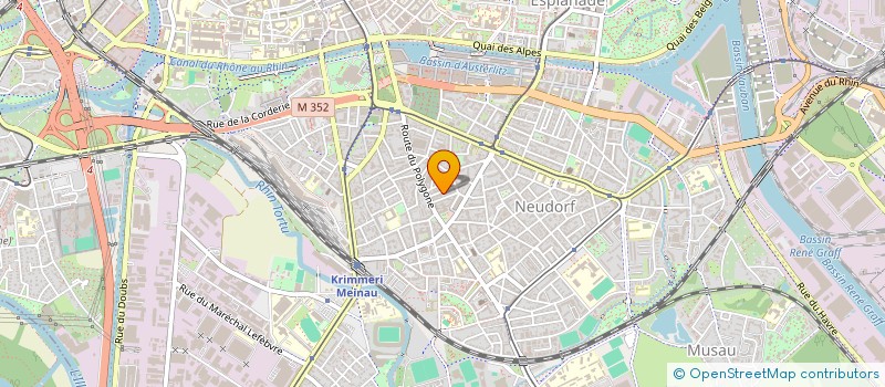 localisation de l'entreprise OSHUKAI KARATE KOBUDO STRASBOURG à STRASBOURG