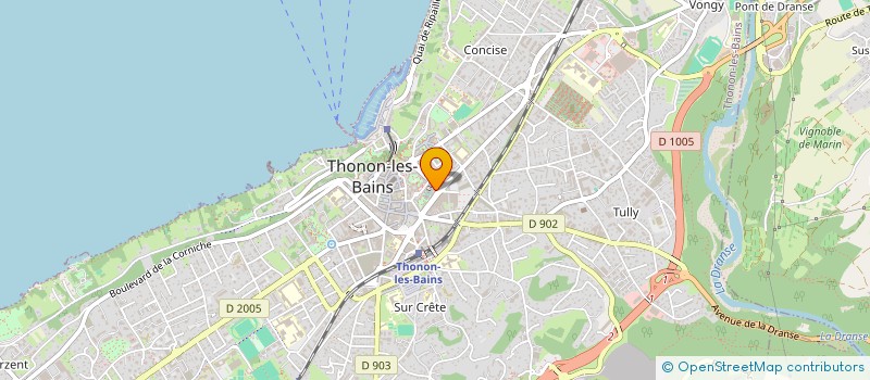 localisation de l'entreprise OSHUN à THONON-LES-BAINS