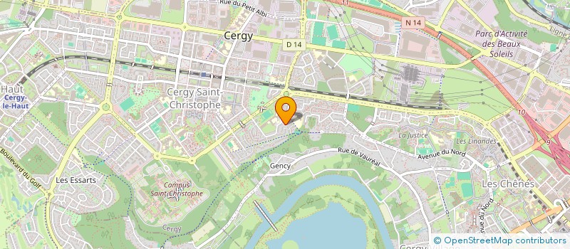 localisation de l'entreprise OSHUN BEAUTY SAS  CERGY