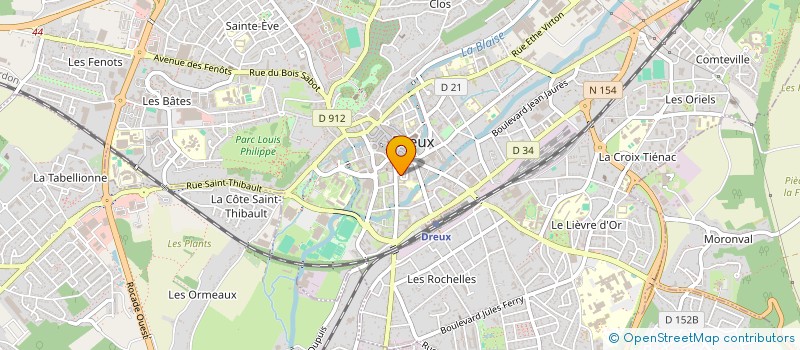 localisation de l'entreprise OSIA à DREUX
