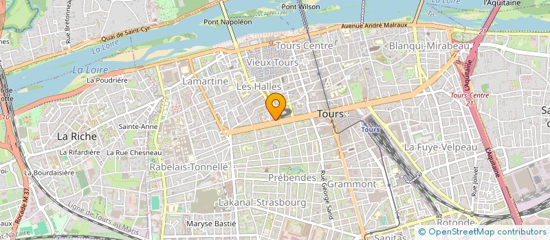localisation de l'entreprise OSICA  TOURS