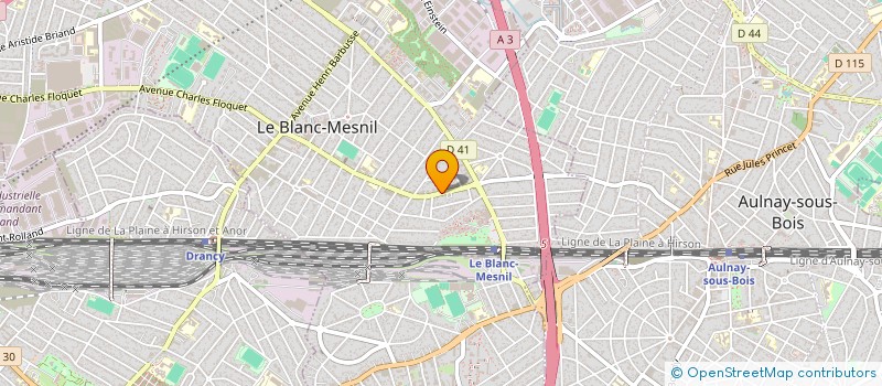 localisation de l'entreprise OSIL  LE BLANC-MESNIL