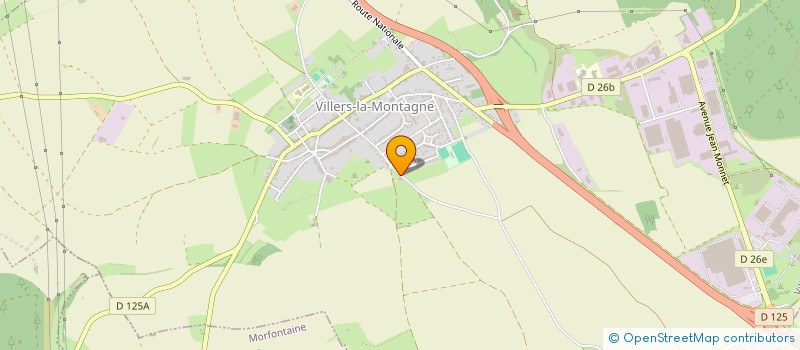 localisation de l'entreprise OSIO  VILLERS-LA-MONTAGNE