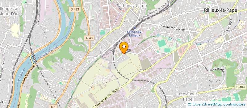 localisation de l'entreprise OSIO LYON JARDINS SERVICES  RILLIEUX LA PAPE