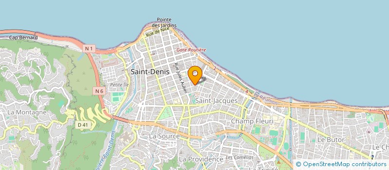 localisation de l'entreprise OSIPRO à SAINT-DENIS