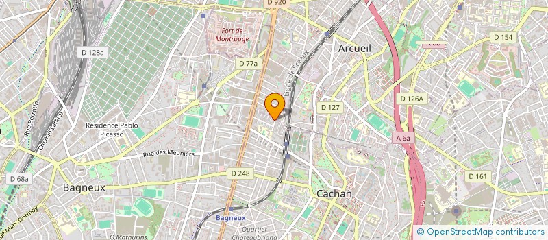 localisation de l'entreprise OSIRES  CACHAN