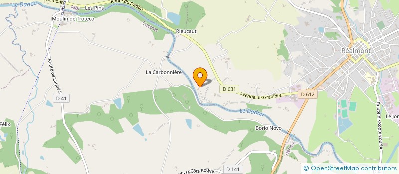 localisation de l'entreprise OSIRIS 06  REALMONT