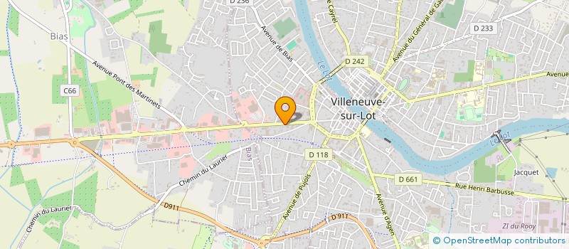localisation de l'entreprise OSIRIS à VILLENEUVE-SUR-LOT