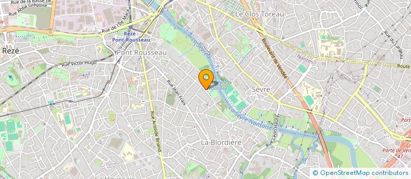 localisation de l'entreprise OSIRIS à REZE