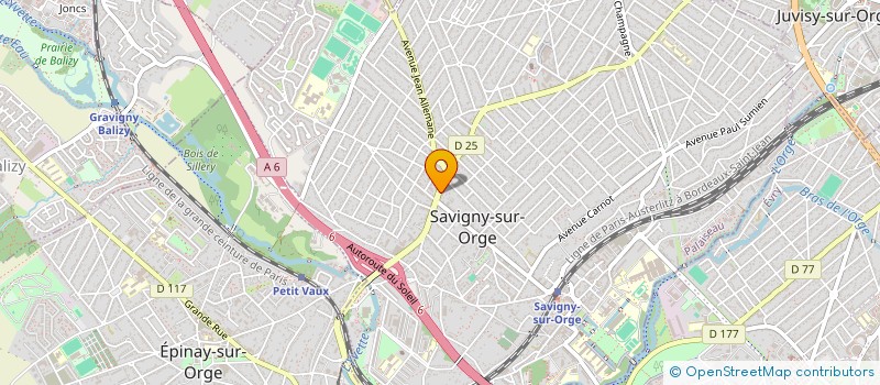 localisation de l'entreprise OSIRIS  SAVIGNY-SUR-ORGE