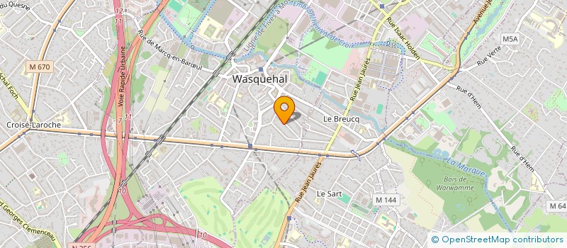 localisation de l'entreprise OSIRIS à MARCQ-EN-BARŒUL