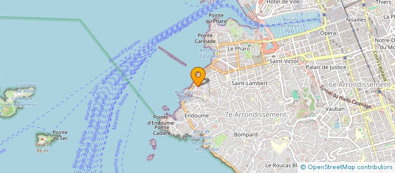 localisation de l'entreprise OSIRIS à MARSEILLE