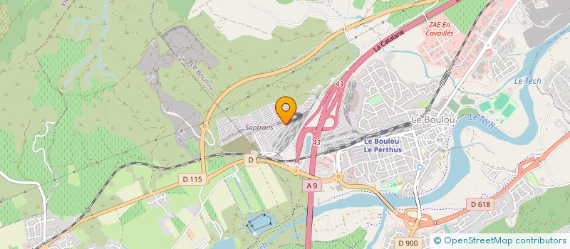 localisation de l'entreprise OSIRIS  LE BOULOU