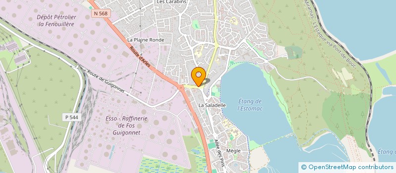 localisation de l'entreprise OSIRIS  FOS-SUR-MER