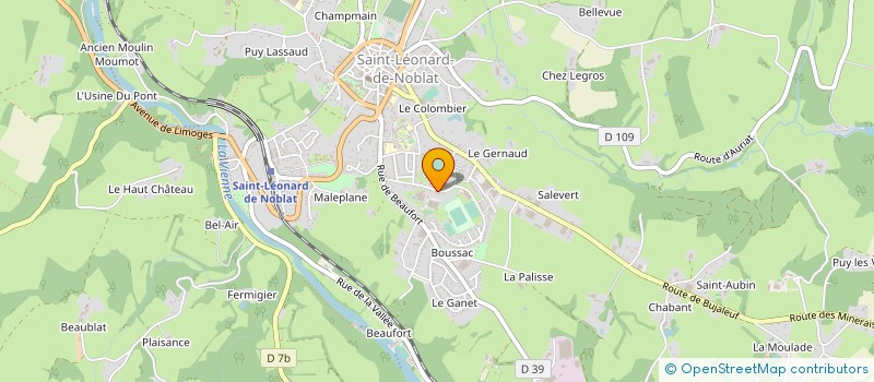 localisation de l'entreprise OSIRIS à SAINT-LEONARD-DE-NOBLAT