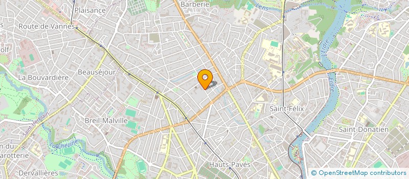 localisation de l'entreprise OSIRIS à NANTES
