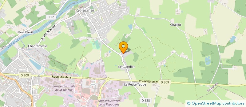 localisation de l'entreprise OSIRIS à SOLESMES