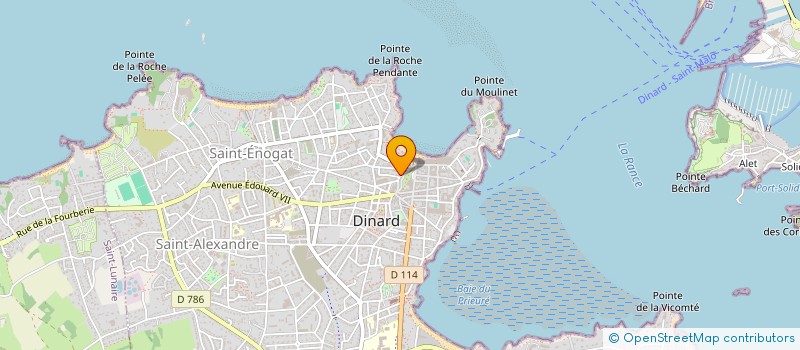 localisation de l'entreprise OSIRIS à DINARD