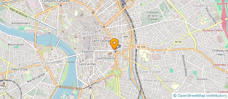 localisation de l'entreprise OSIRIS à TOULOUSE