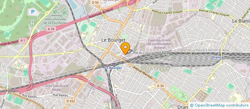 localisation de l'entreprise OSIRIS à LE BOURGET