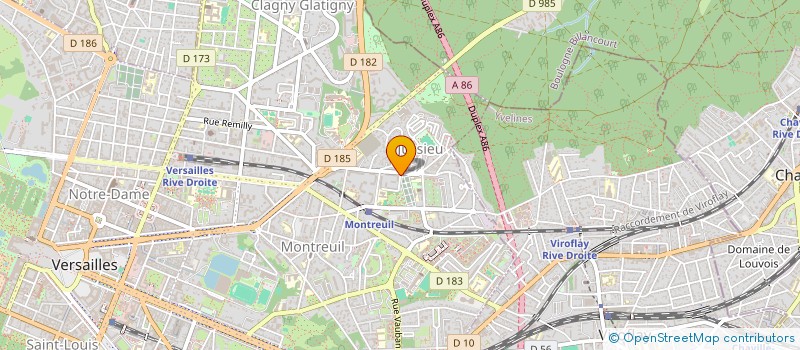 localisation de l'entreprise OSIRIS à VERSAILLES