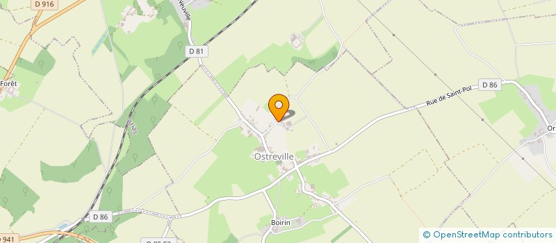 localisation de l'entreprise OSIRIS  OSTREVILLE
