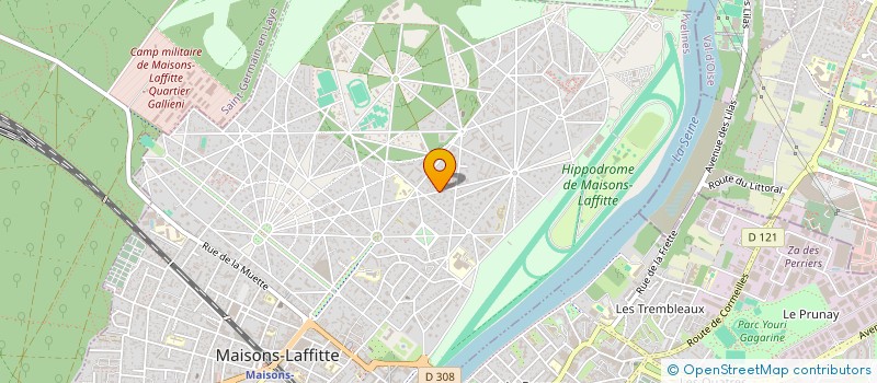 localisation de l'entreprise OSIRIS  MAISONS-LAFFITTE