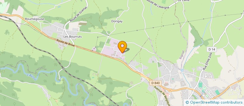 localisation de l'entreprise OSIRIS  RIGNAC