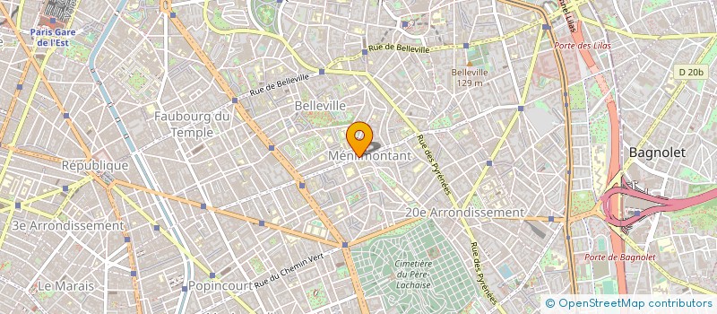 localisation de l'entreprise OSIRIS BATIMENT à PARIS