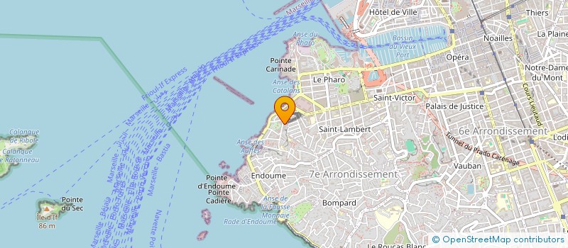 localisation de l'entreprise OSIRIS BEAUTE à MARSEILLE