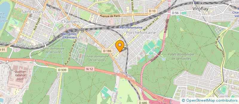 localisation de l'entreprise OSIRIS CALL CENTER à VERSAILLES