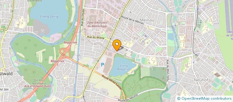localisation de l'entreprise OSIRIS FINANCES à STRASBOURG