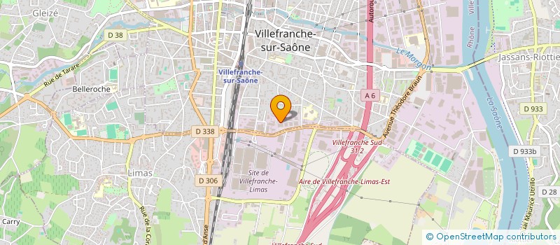 localisation de l'entreprise OSIRIS INVEST  VILLEFRANCHE-SUR-SAONE