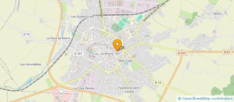 localisation de l'entreprise OSIRIS POITOU  LOUDUN