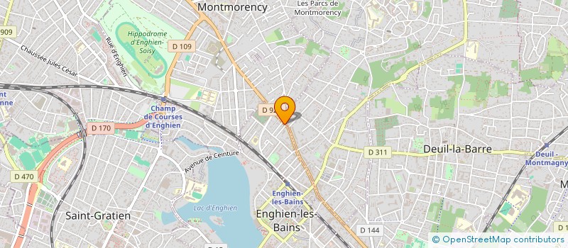 localisation de l'entreprise OSIRIS PROPRETE à ENGHIEN-LES-BAINS