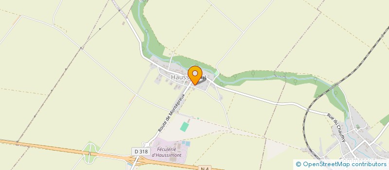 localisation de l'entreprise OSJ DU PRIEURE  HAUSSIMONT