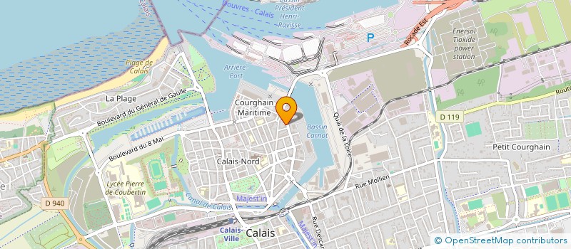 localisation de l'entreprise OSK HOLDING  CALAIS