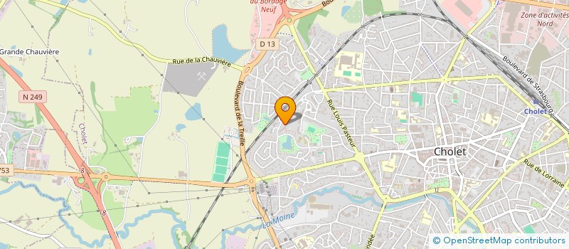 localisation de l'entreprise OSKA CONSTRUCTIONS à CHOLET