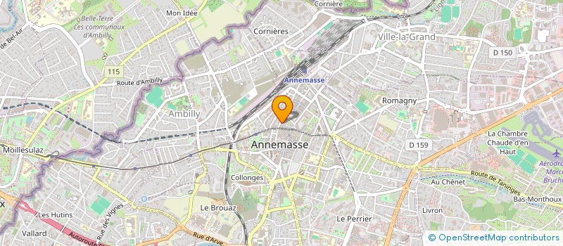 localisation de l'entreprise OSKAR HOTEL à ANNEMASSE
