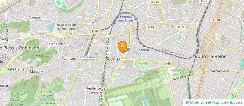 localisation de l'entreprise OSKARBAT à SCEAUX