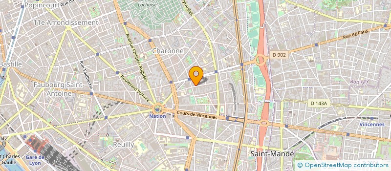 localisation de l'entreprise OSKARE à PARIS