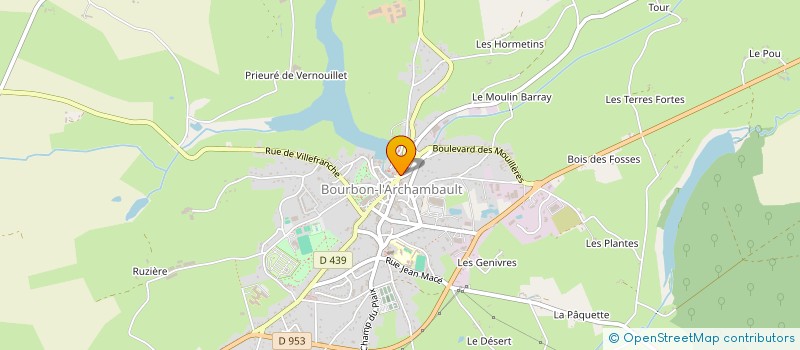 localisation de l'entreprise OSKARZED  BOURBON-L'ARCHAMBAULT