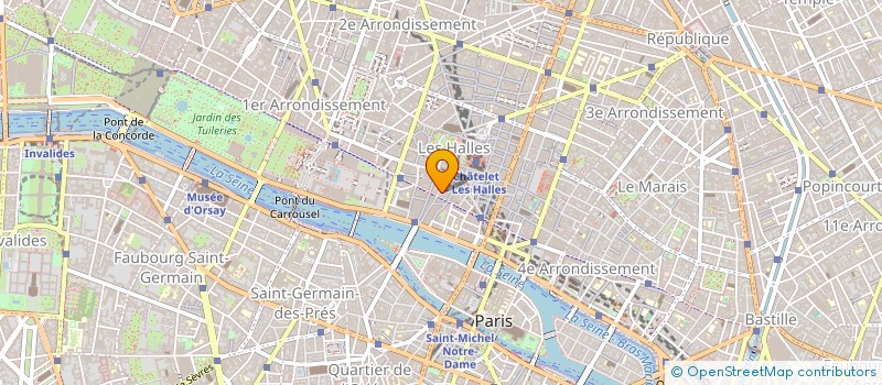 localisation de l'entreprise OSKINESS à PARIS