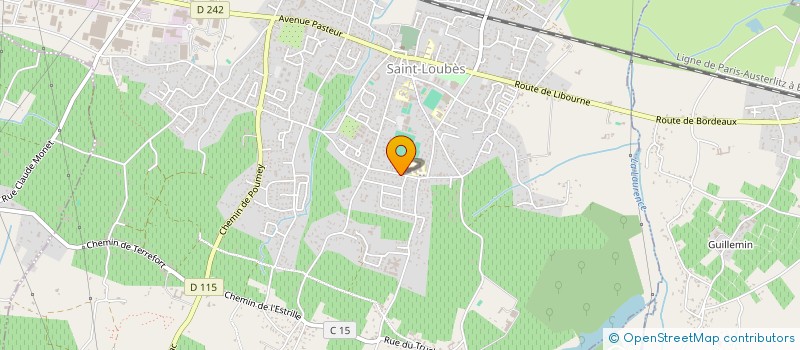 localisation de l'entreprise OSL 33  SAINT-LOUBES